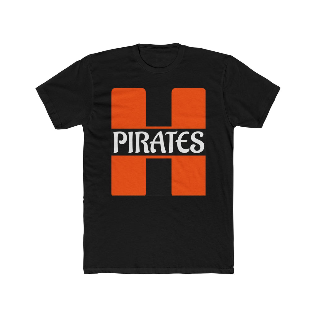 Pirates Block H T‑Shirt — Retro Orange School Spirit Tee
