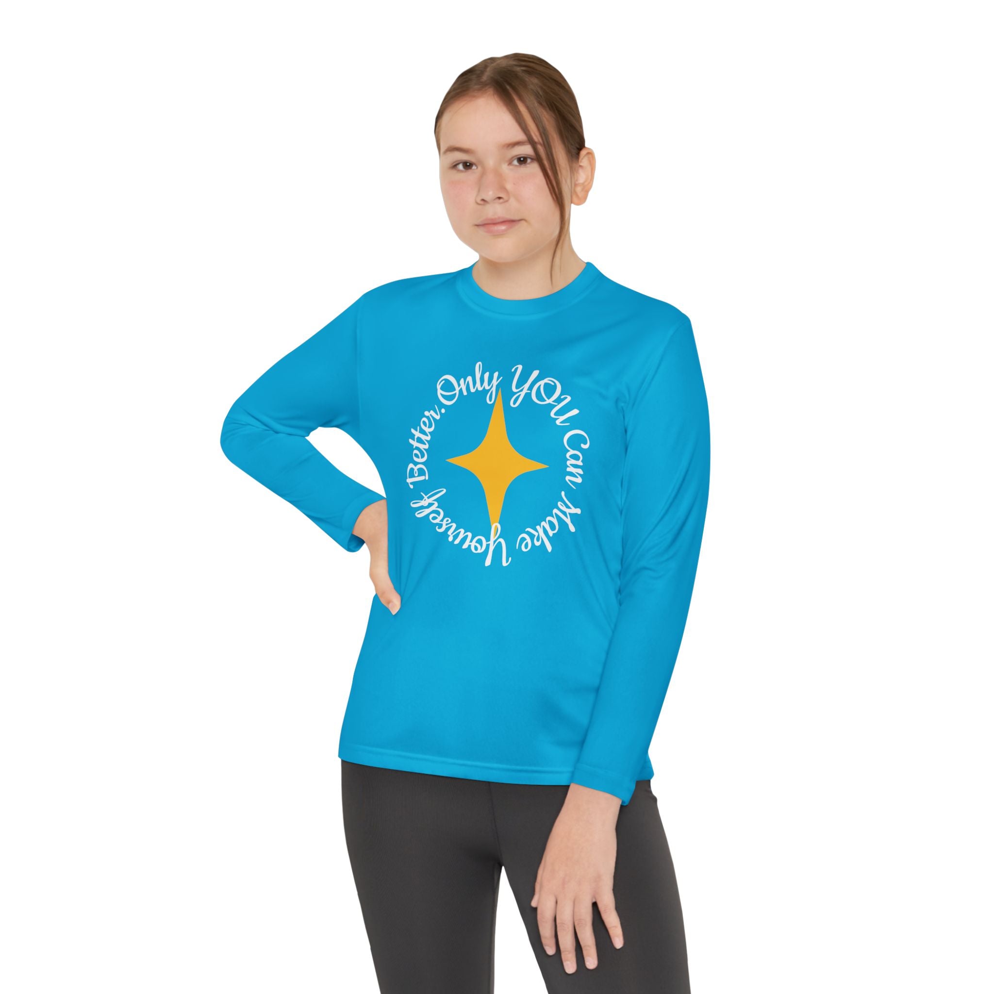 Only YOU Can Make Yourself Better Youth Long Sleeve T-shirt