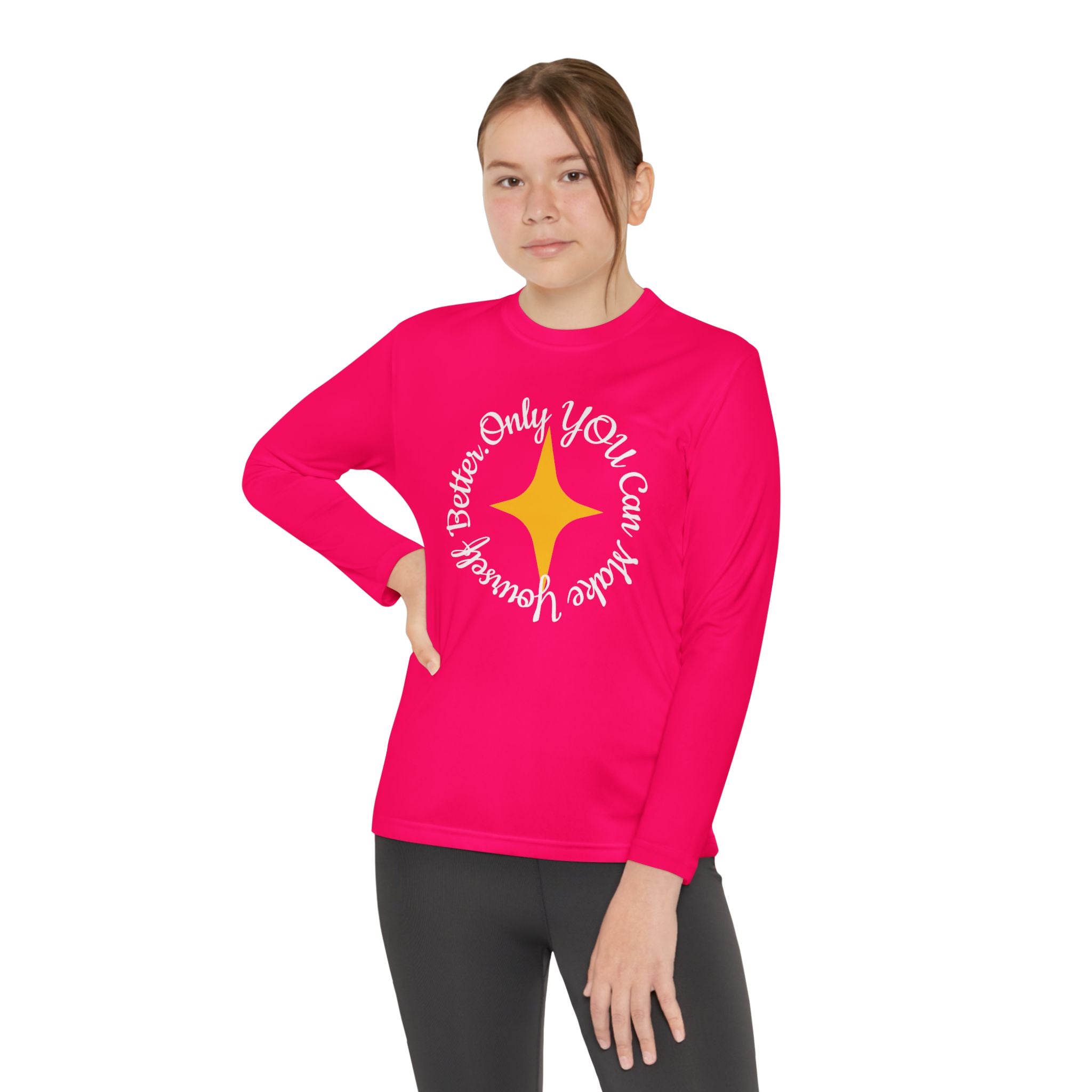 Only YOU Can Make Yourself Better Youth Long Sleeve T-shirt