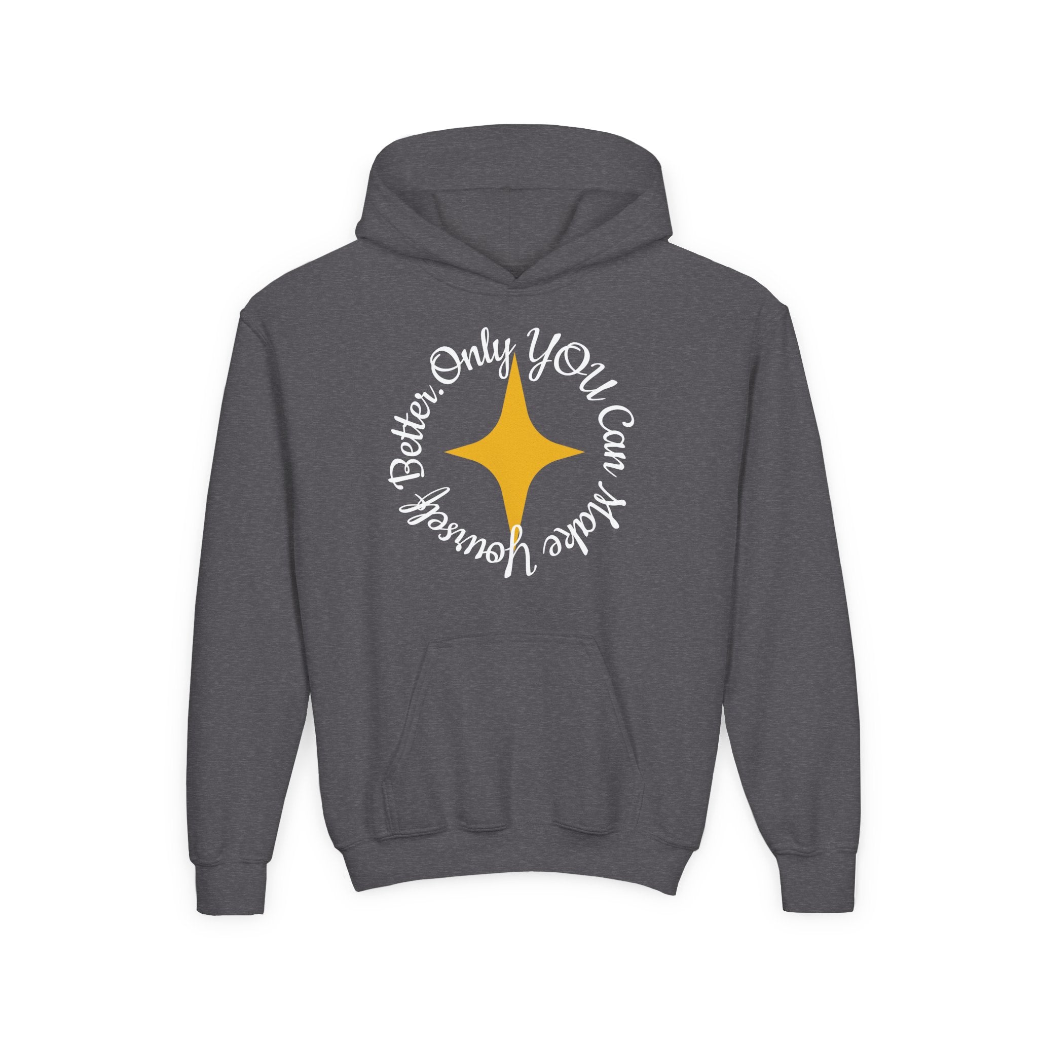 Only You Can Make Yourself Better Youth Hoodie