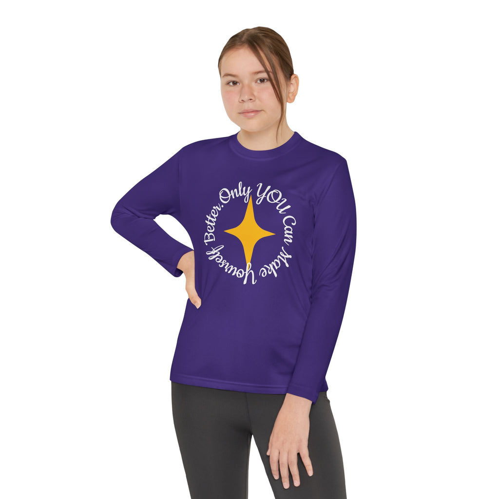Only YOU Can Make Yourself Better Youth Long Sleeve T-shirt