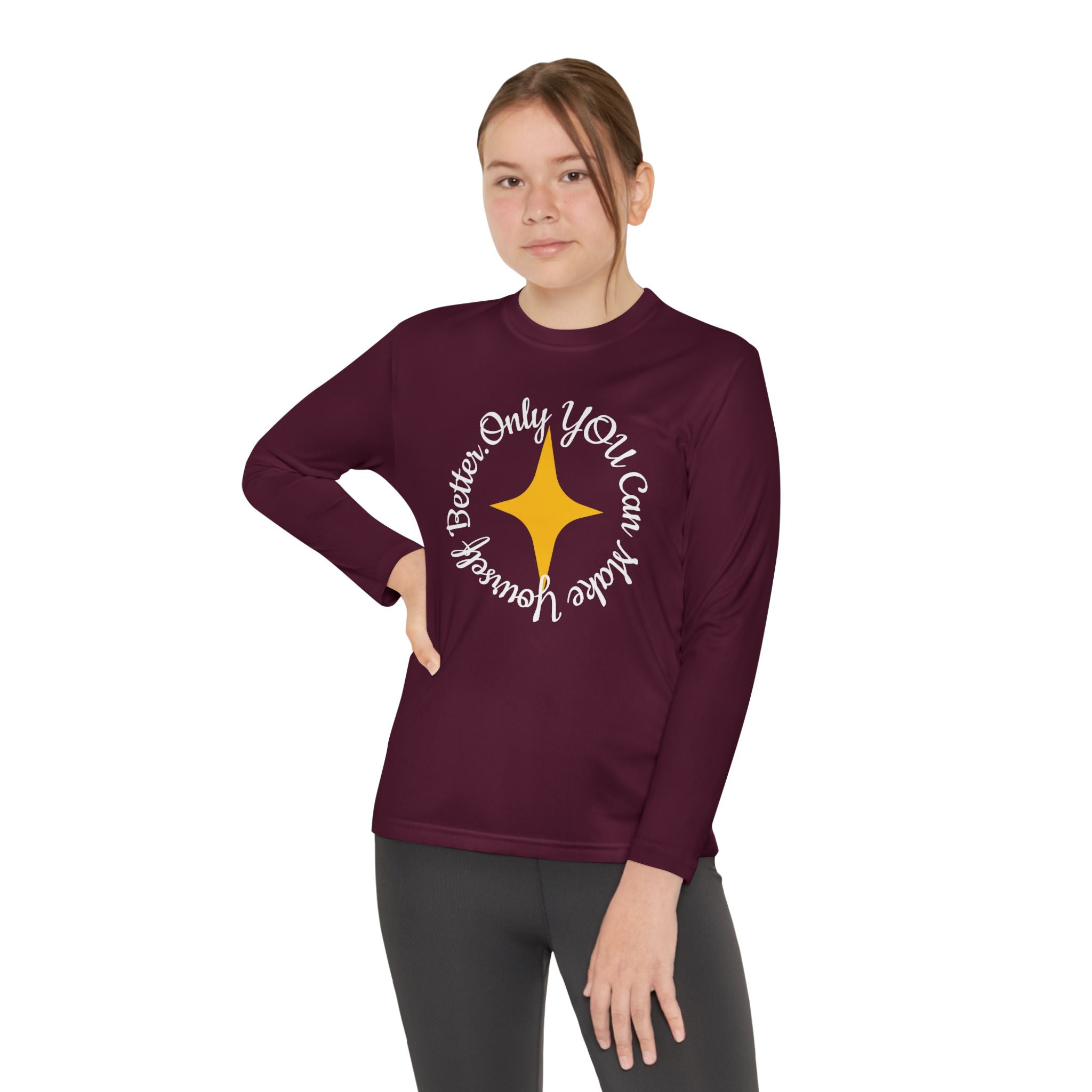 Only YOU Can Make Yourself Better Youth Long Sleeve T-shirt