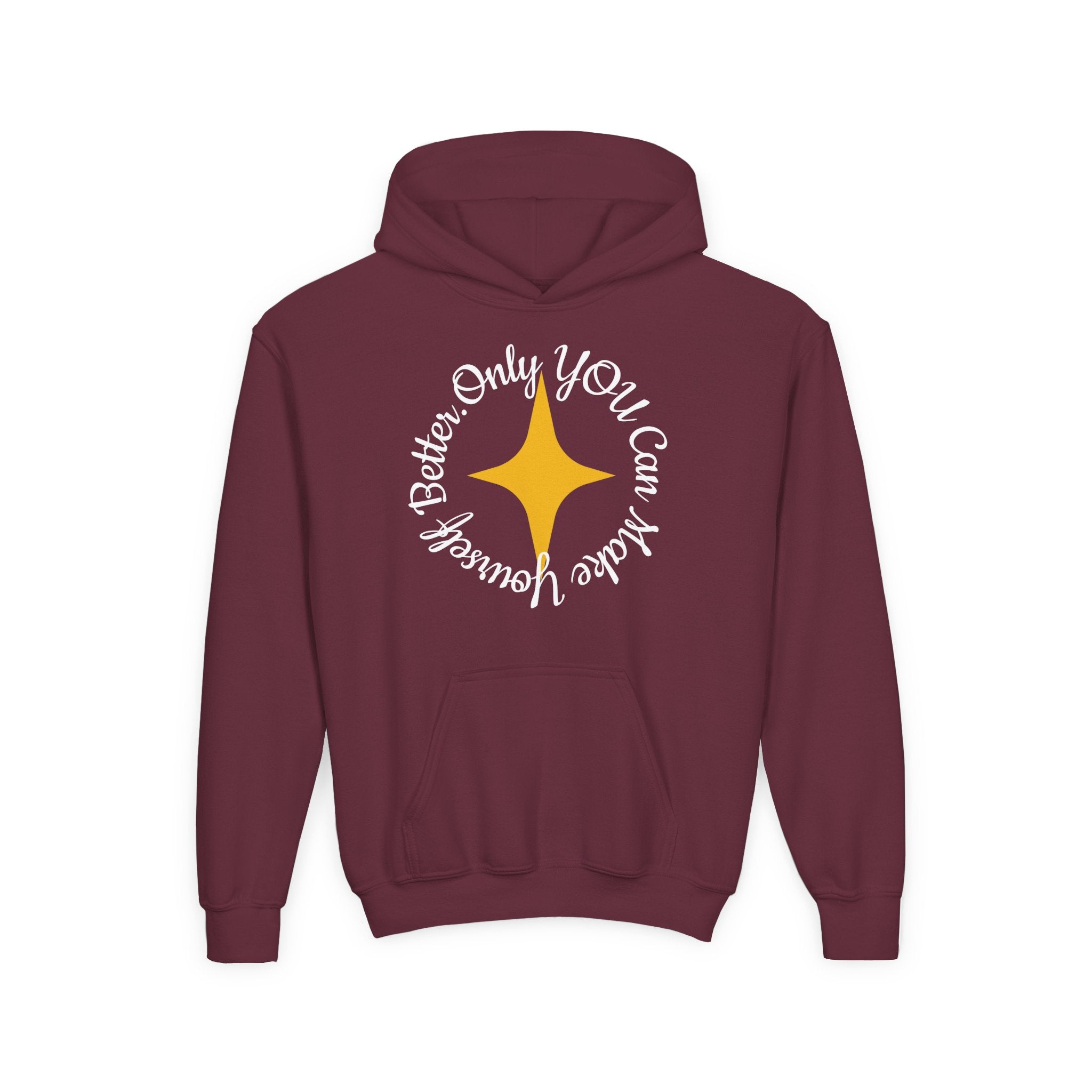 Only You Can Make Yourself Better Youth Hoodie