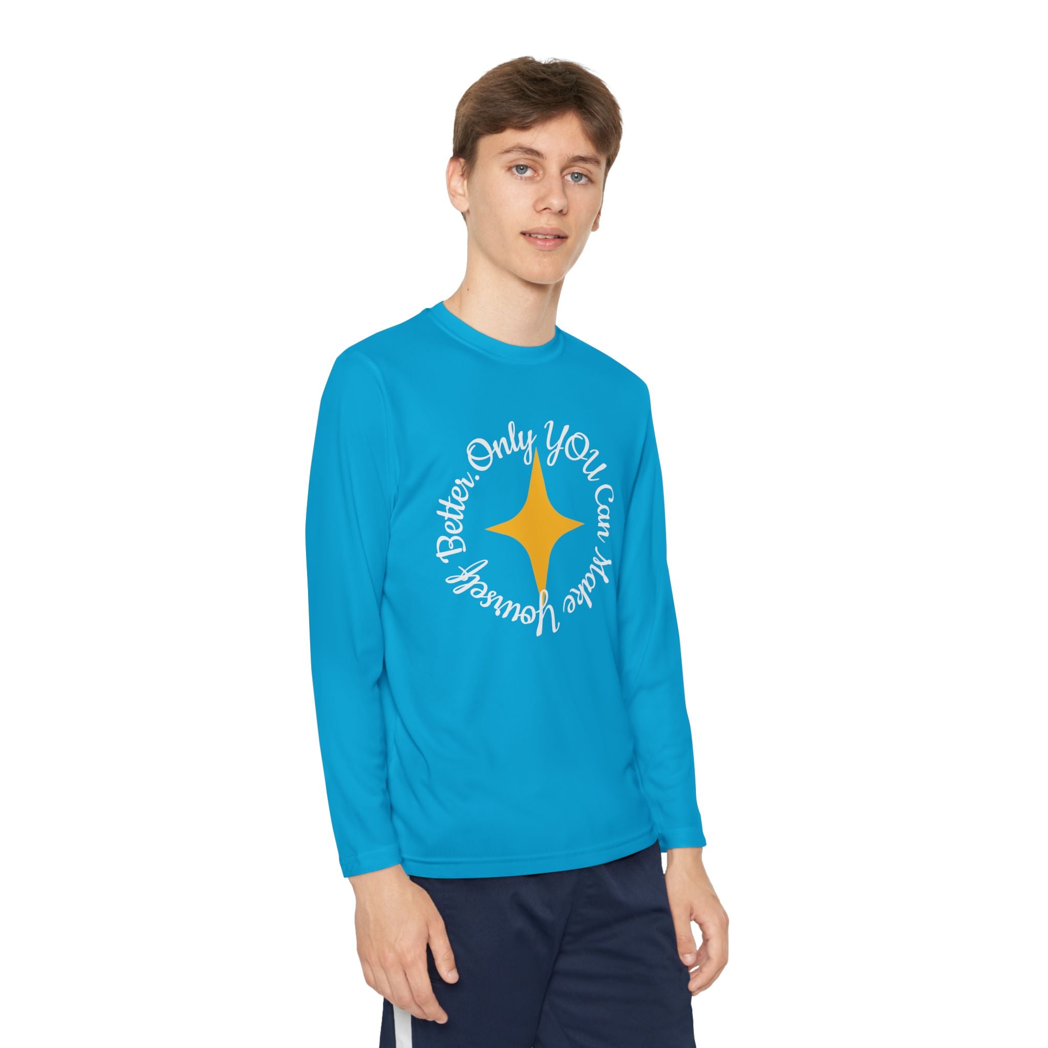 Only YOU Can Make Yourself Better Youth Long Sleeve T-shirt