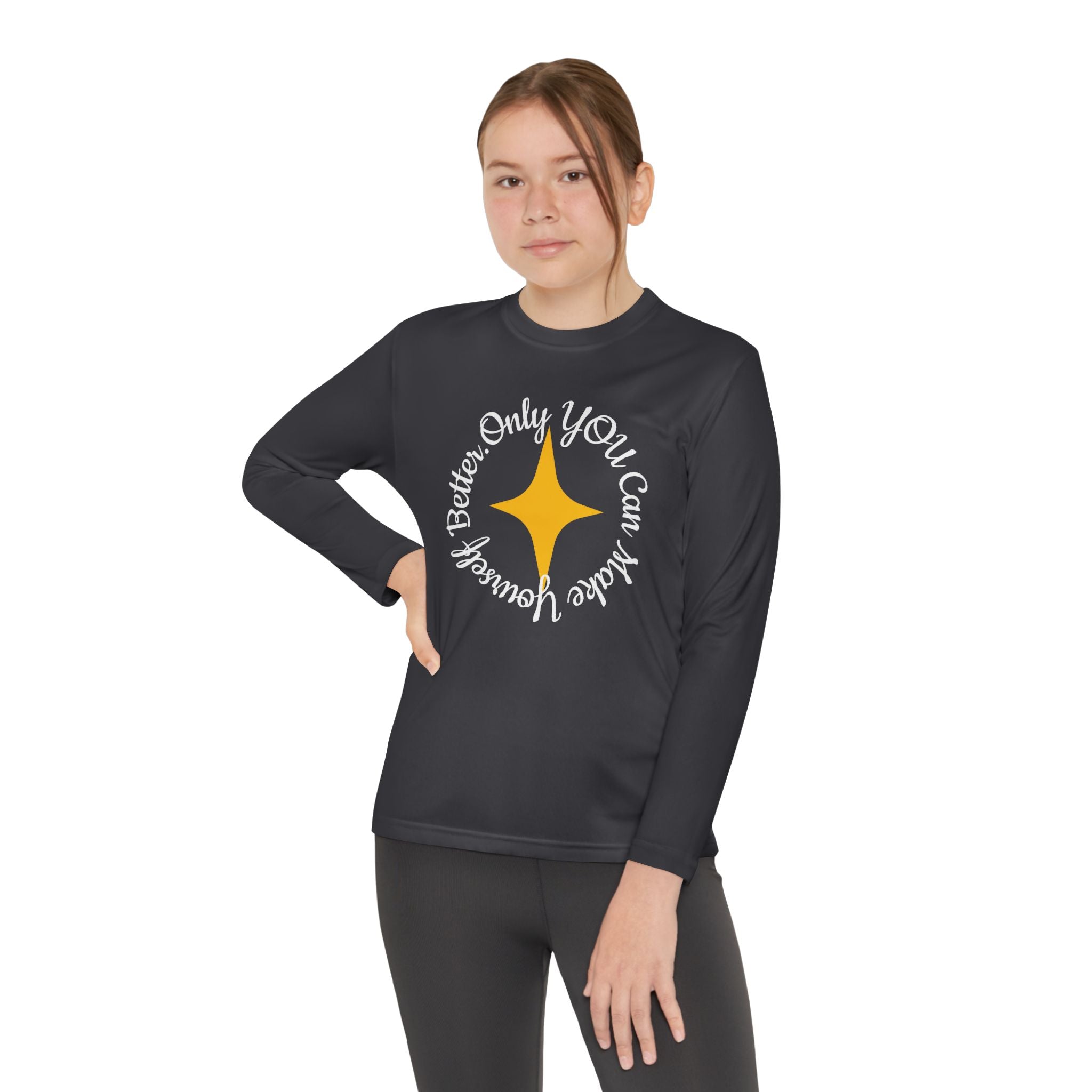 Only YOU Can Make Yourself Better Youth Long Sleeve T-shirt