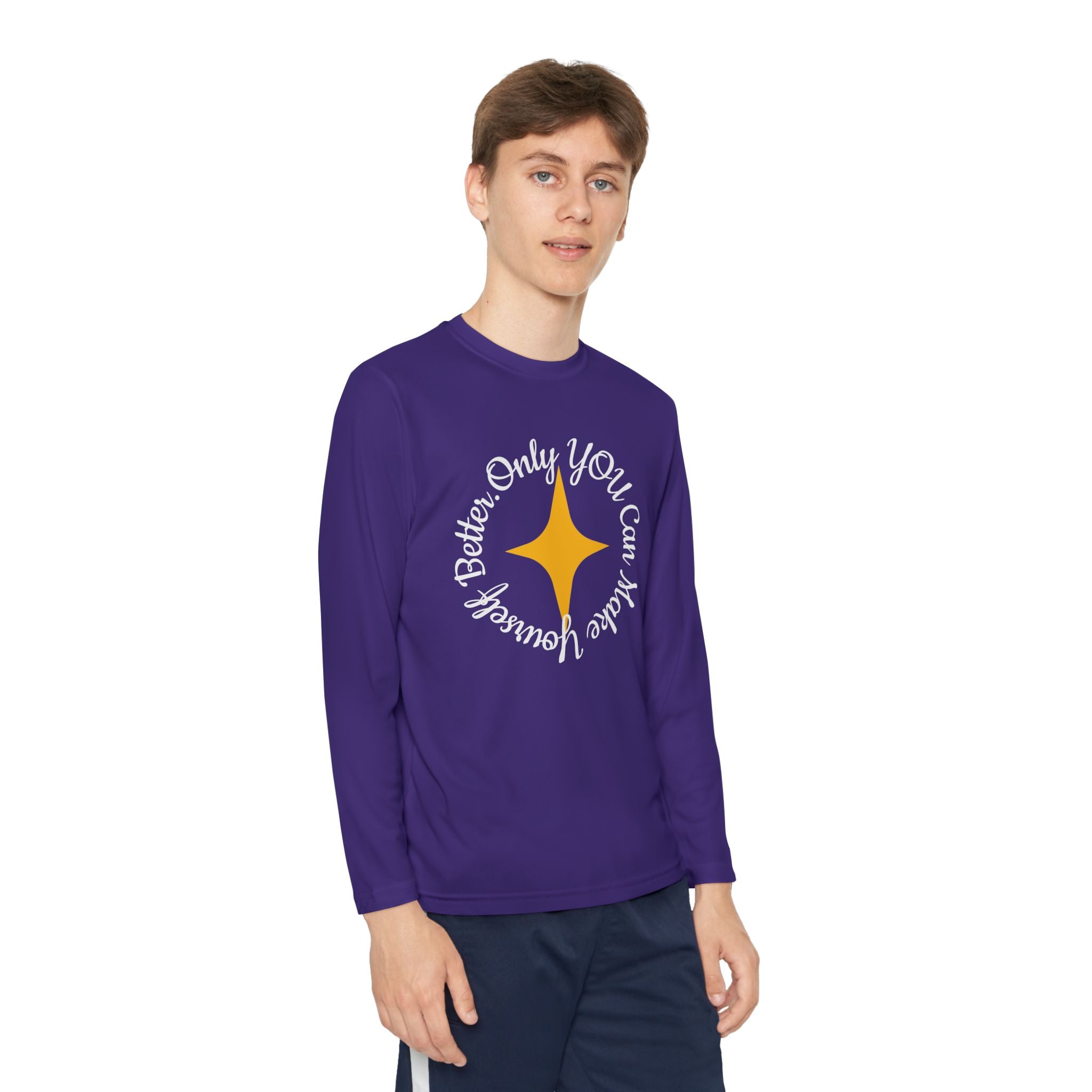 Only YOU Can Make Yourself Better Youth Long Sleeve T-shirt