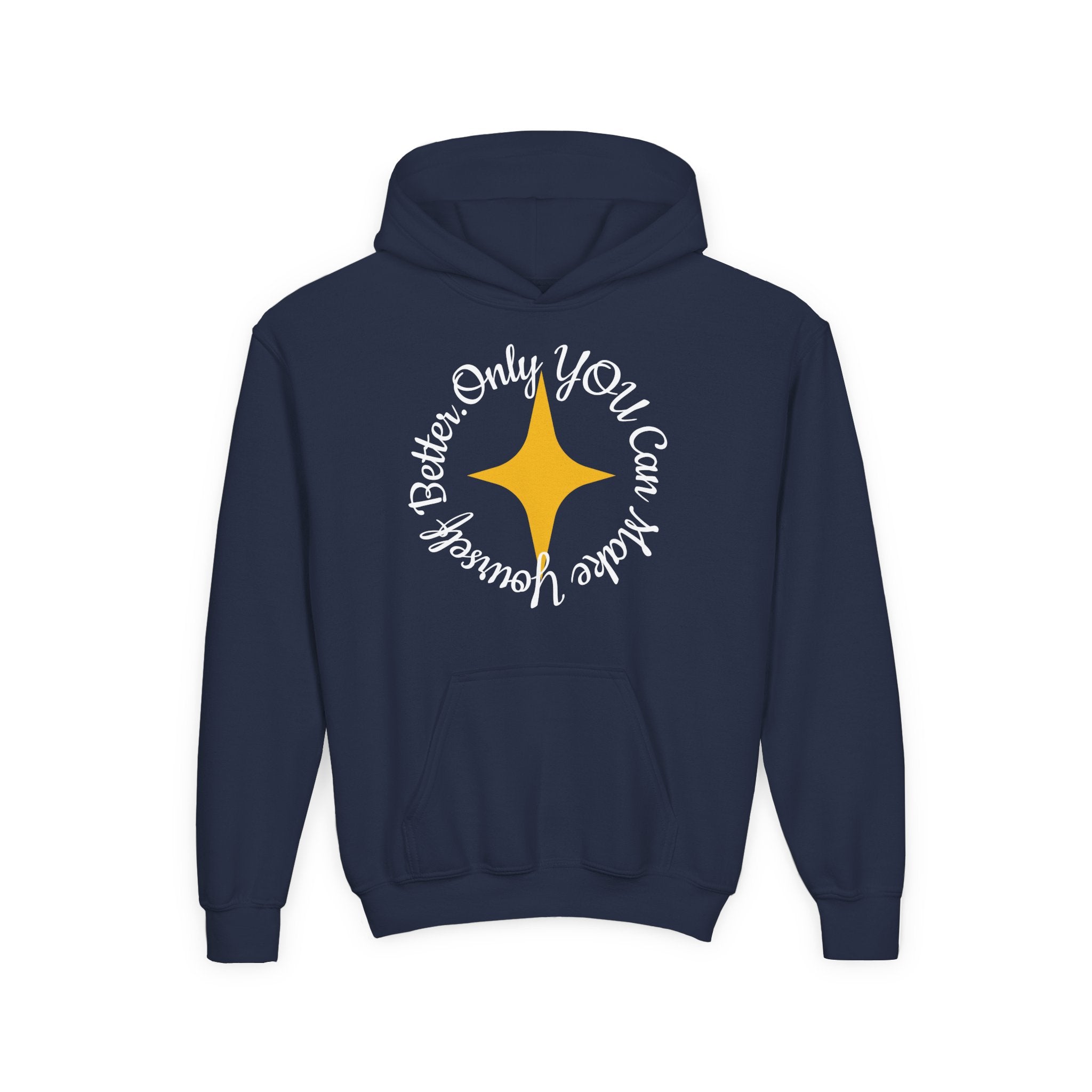 Only You Can Make Yourself Better Youth Hoodie