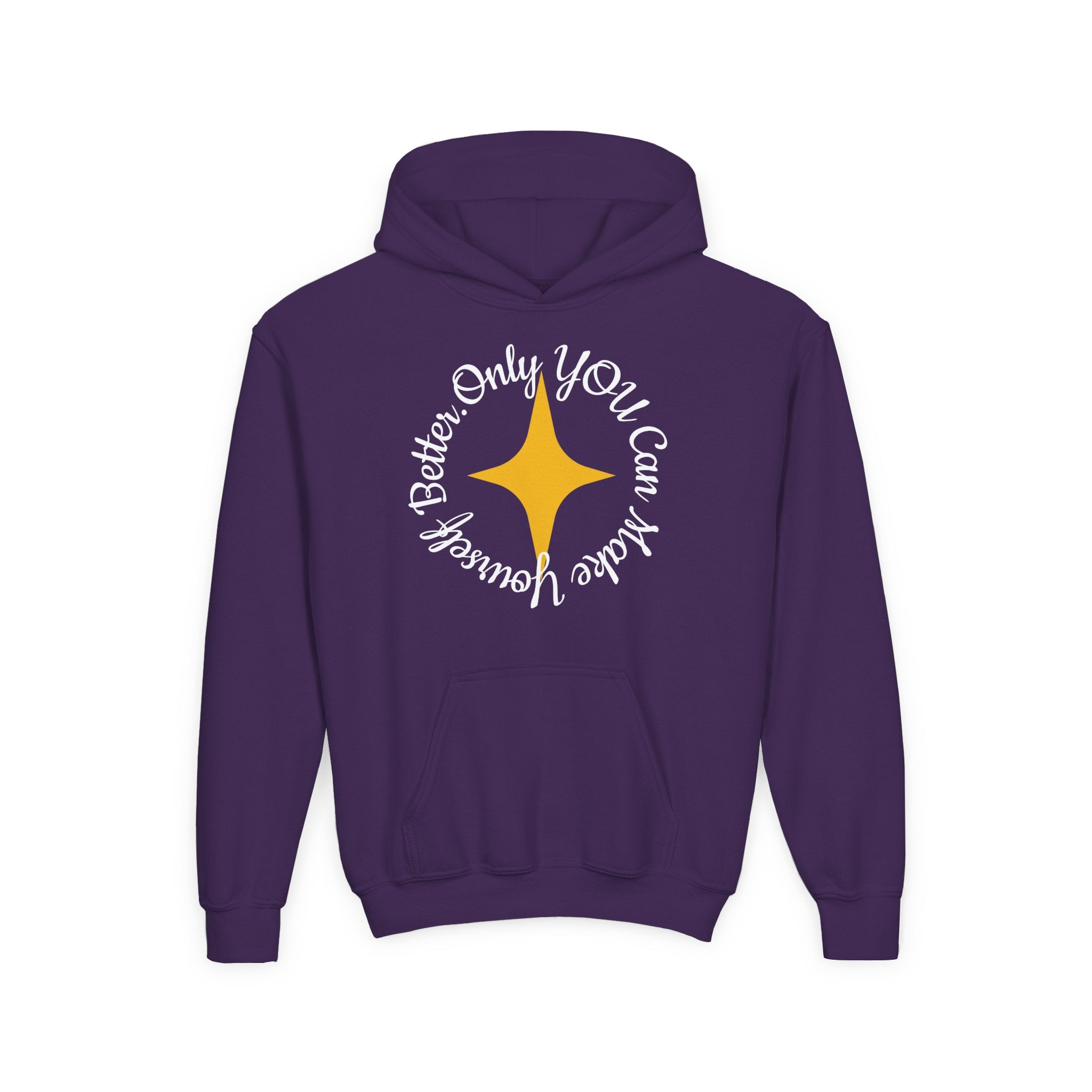 Only You Can Make Yourself Better Youth Hoodie