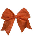 Orange Sequin Bow