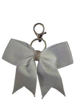 White Keychain Bow