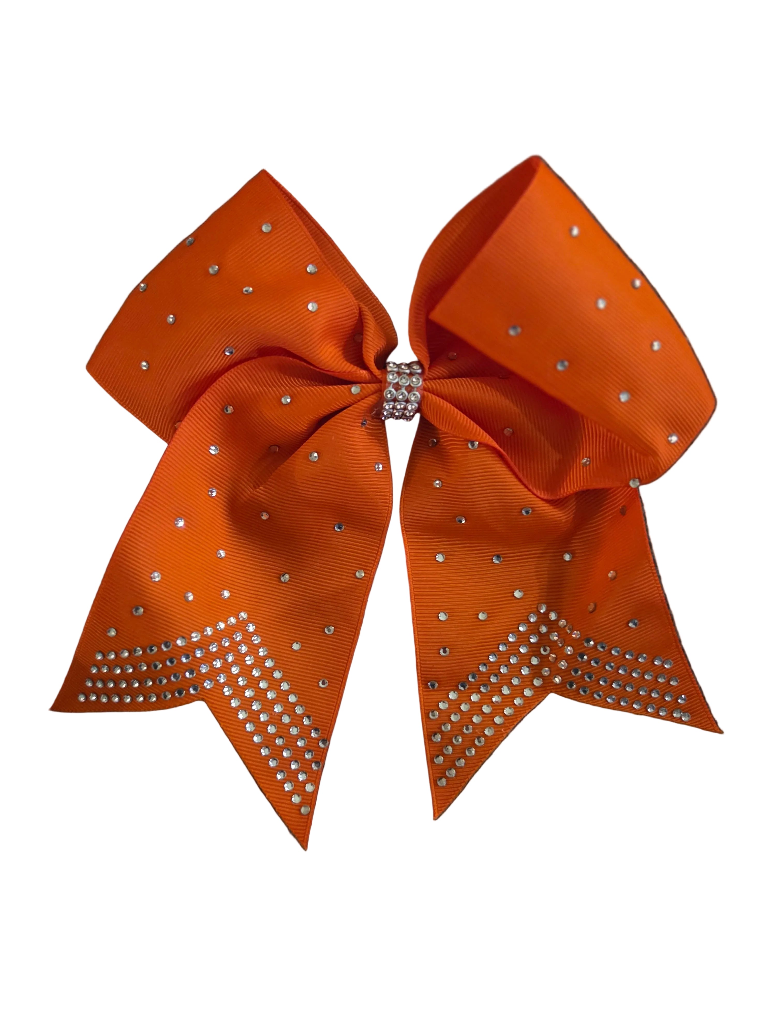 Orange Glam Bow