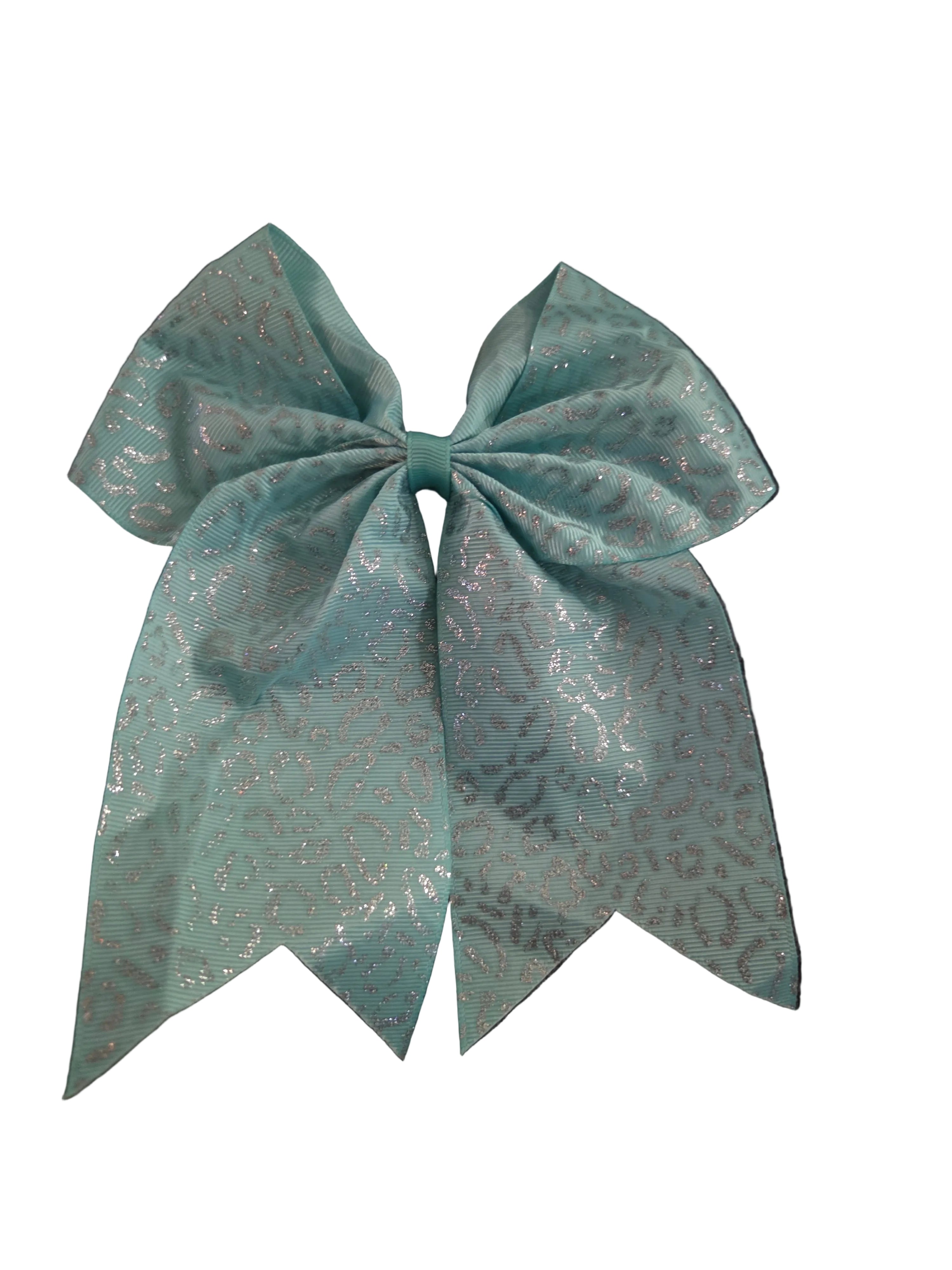 Light Blue Glitter Cheetah
