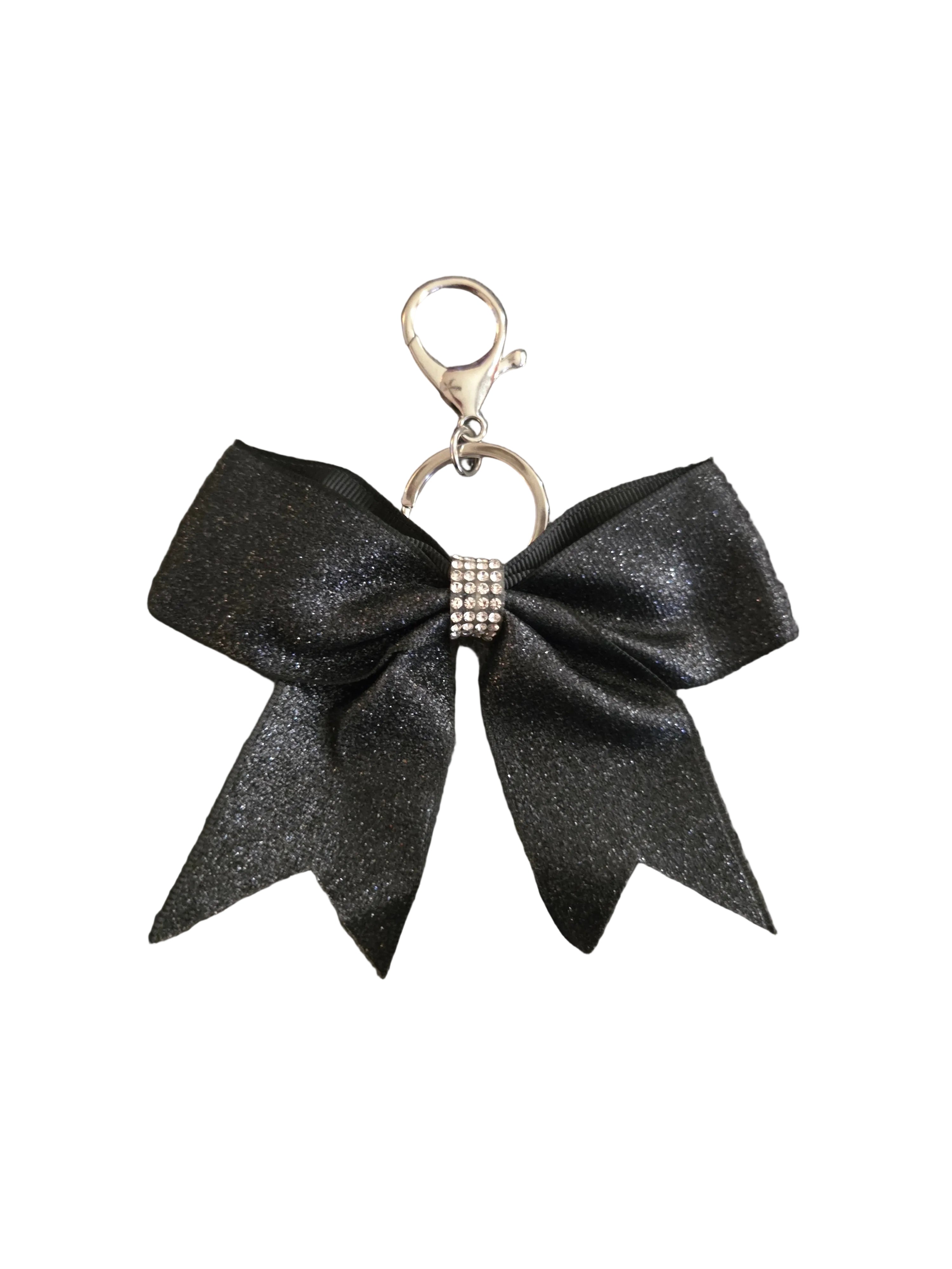 Black Keychain Bow