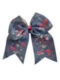 Dark Paint Splatter Bow